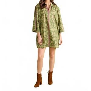 NEW DOUBLE A colette mini dress in topiary top